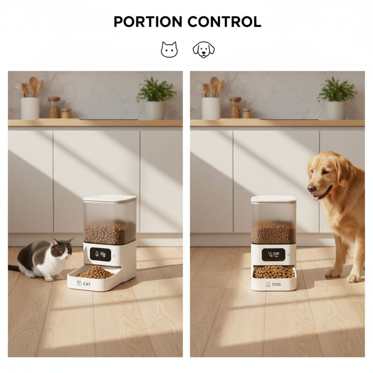 Smart Wi-Fi Automatic Pet Feeder with App Control