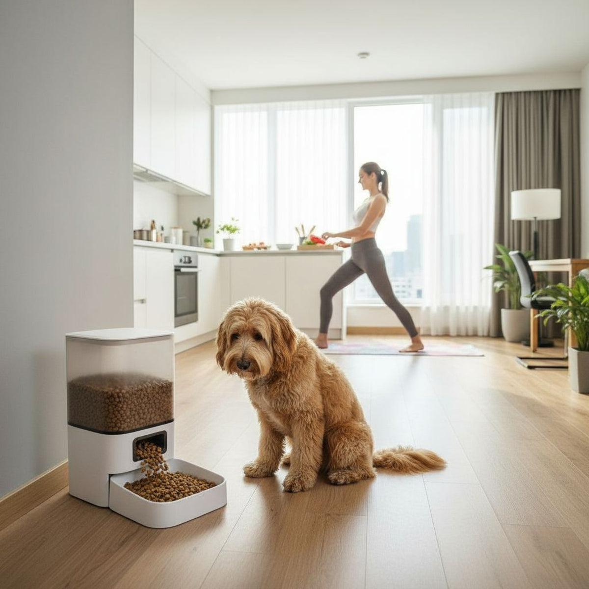 Smart Wi-Fi Automatic Pet Feeder with App Control