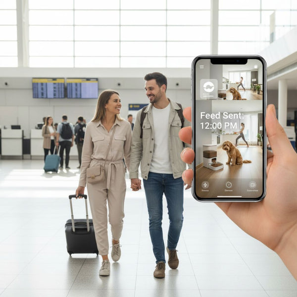 6L Camera Feeder – WiFi Smart Automatic Pet Food Dispenser with App