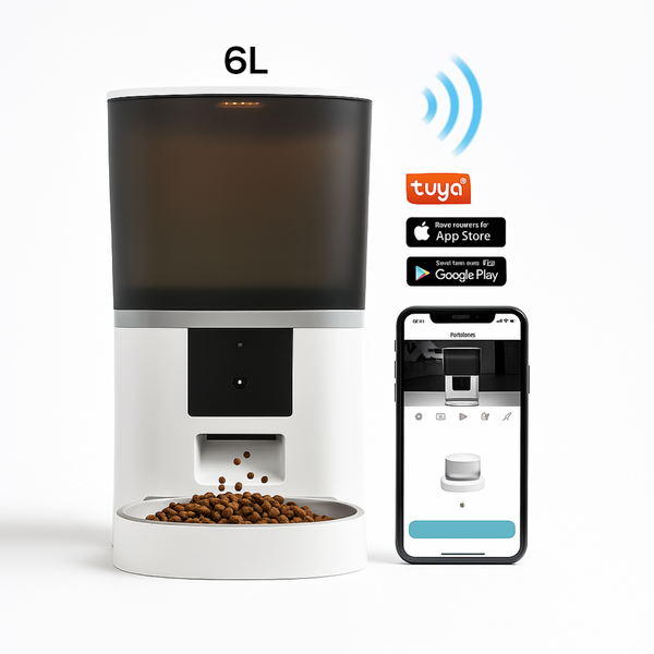 Smart Wi-Fi Automatic Pet Feeder with App Control